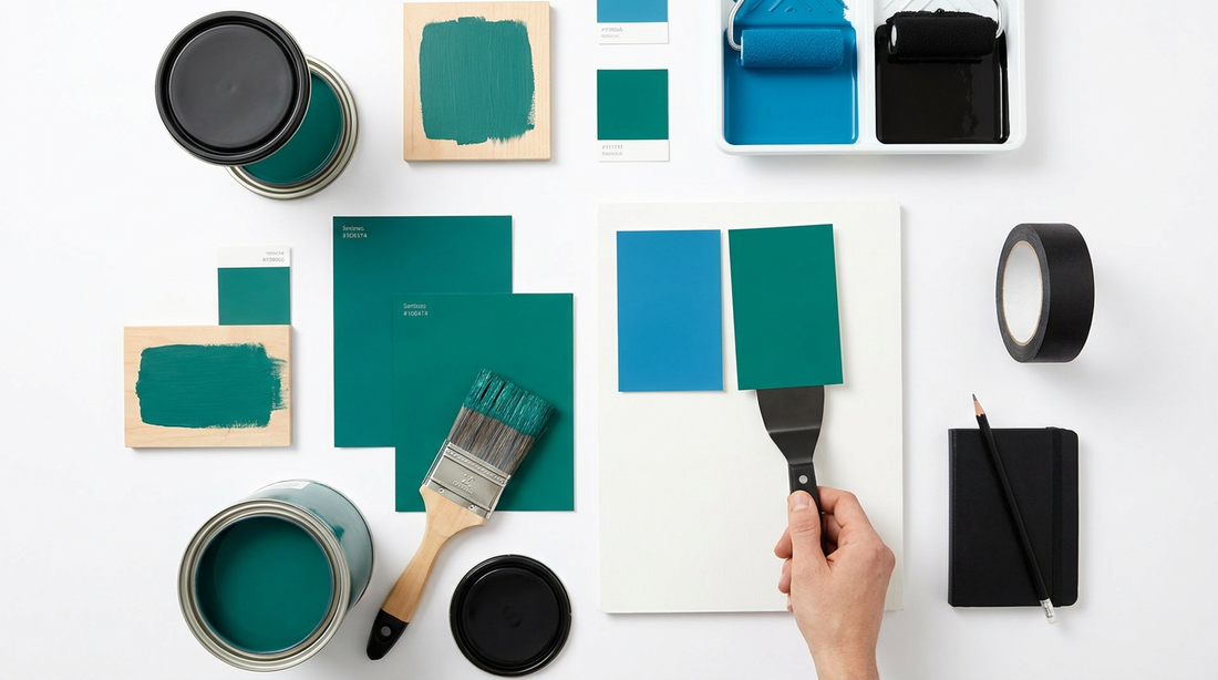 Cómo probar muestras de pintura para paredes antes de elegir color