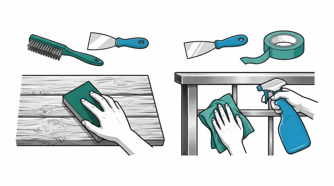 Esmalte al agua para madera y metal: cómo preparar la superficie antes de pintar