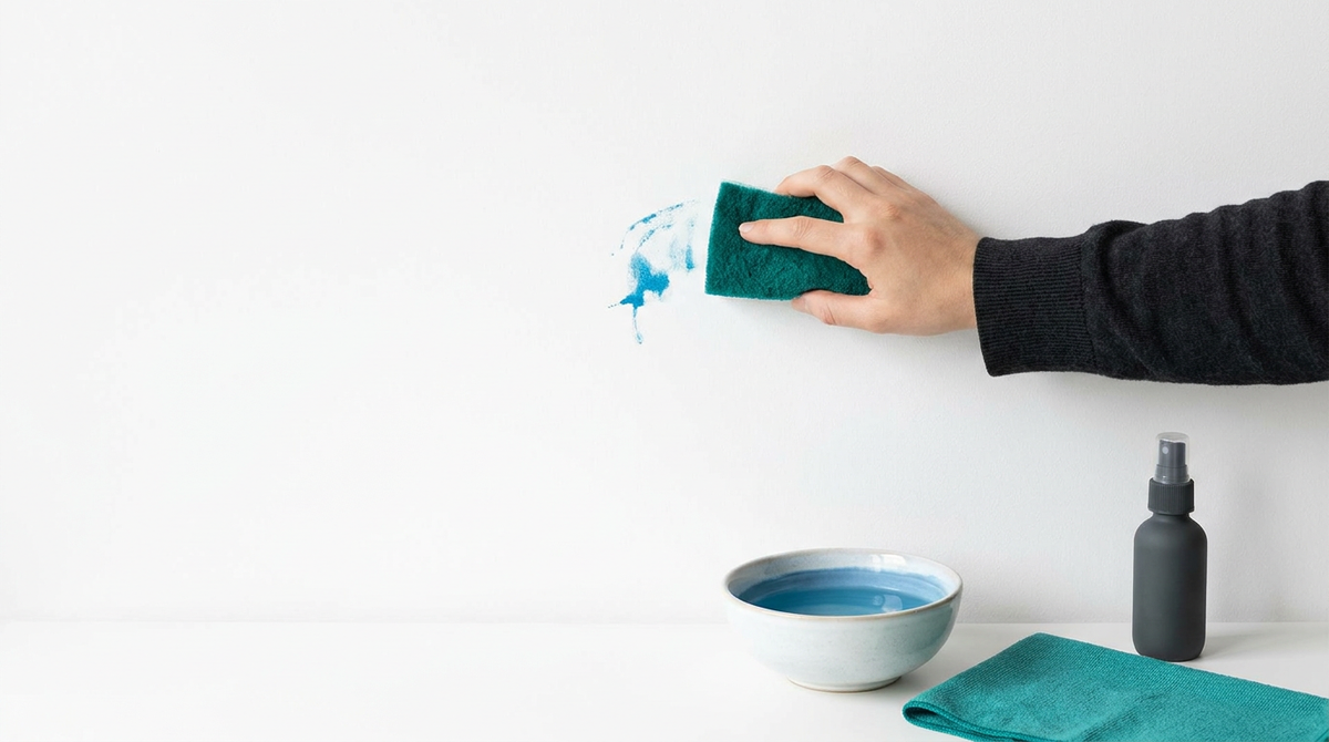Pintura lavable para paredes: cómo limpiar manchas sin dañar el acabado