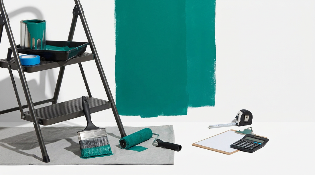 Cómo pintar una habitación paso a paso y calcular la pintura