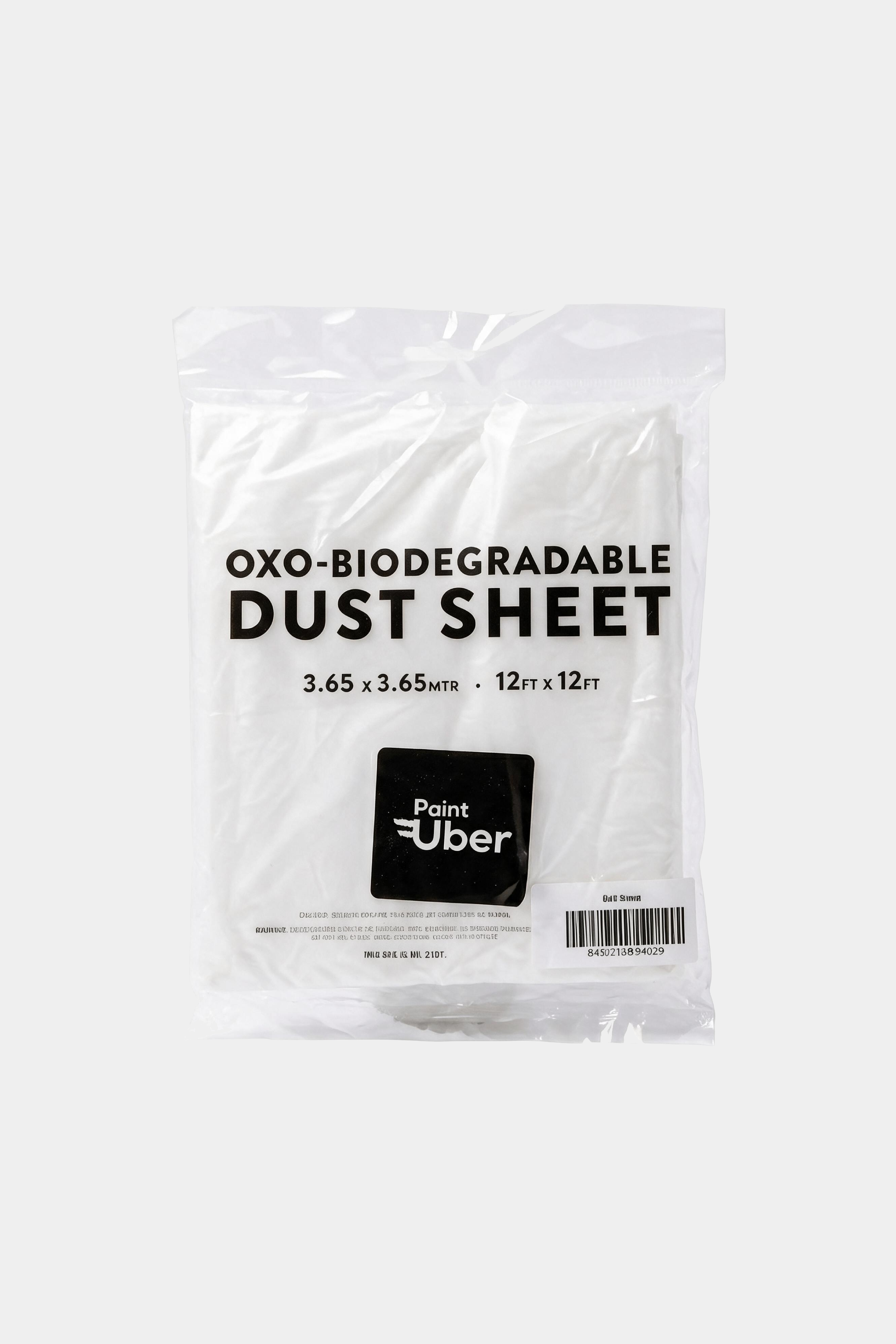 Plástico cubretodo biodegradable · 3,74 × 3,74 m