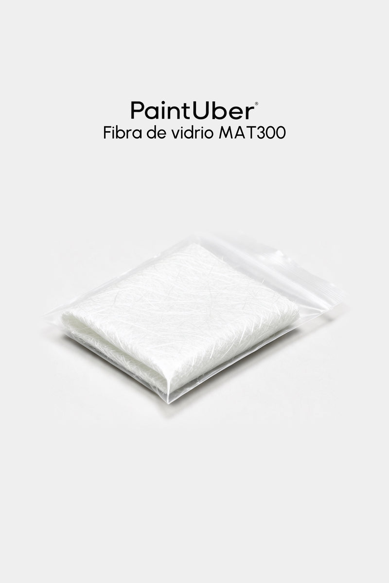 PaintUber Fibra de vidrio MAT300, bolsita de 1,5 m²