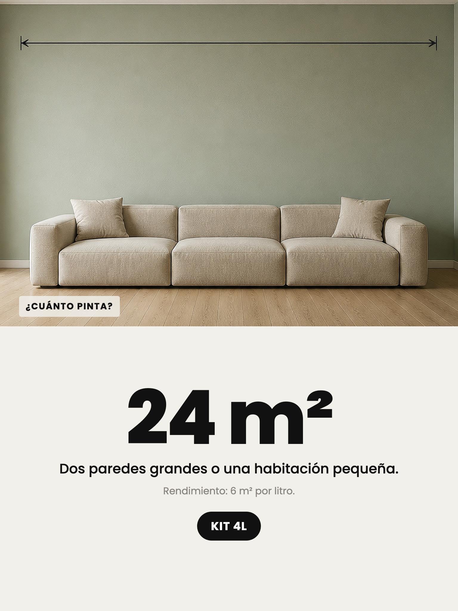 Kit de pintura para paredes y techos